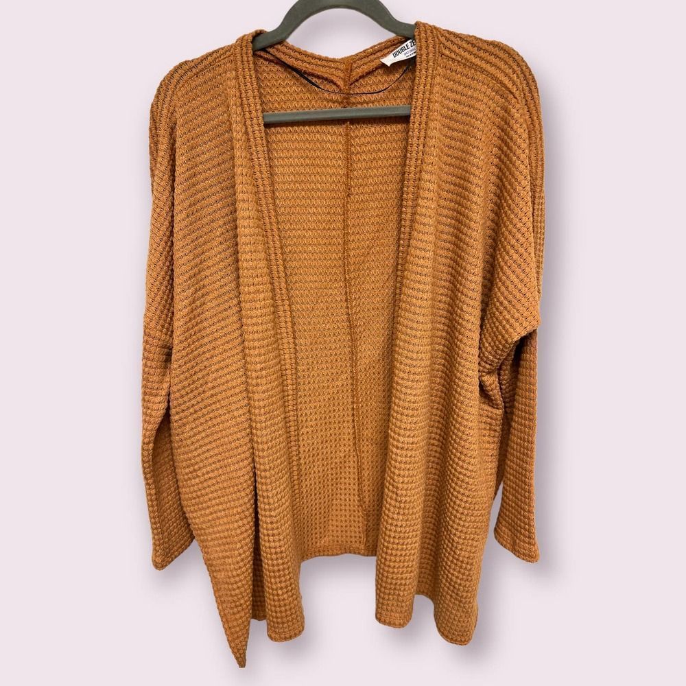 Double Zero- Orange Cardigan- Size Small